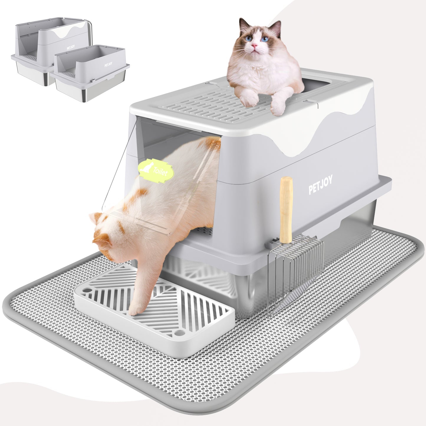 Stainless Steel Cat Litter Box