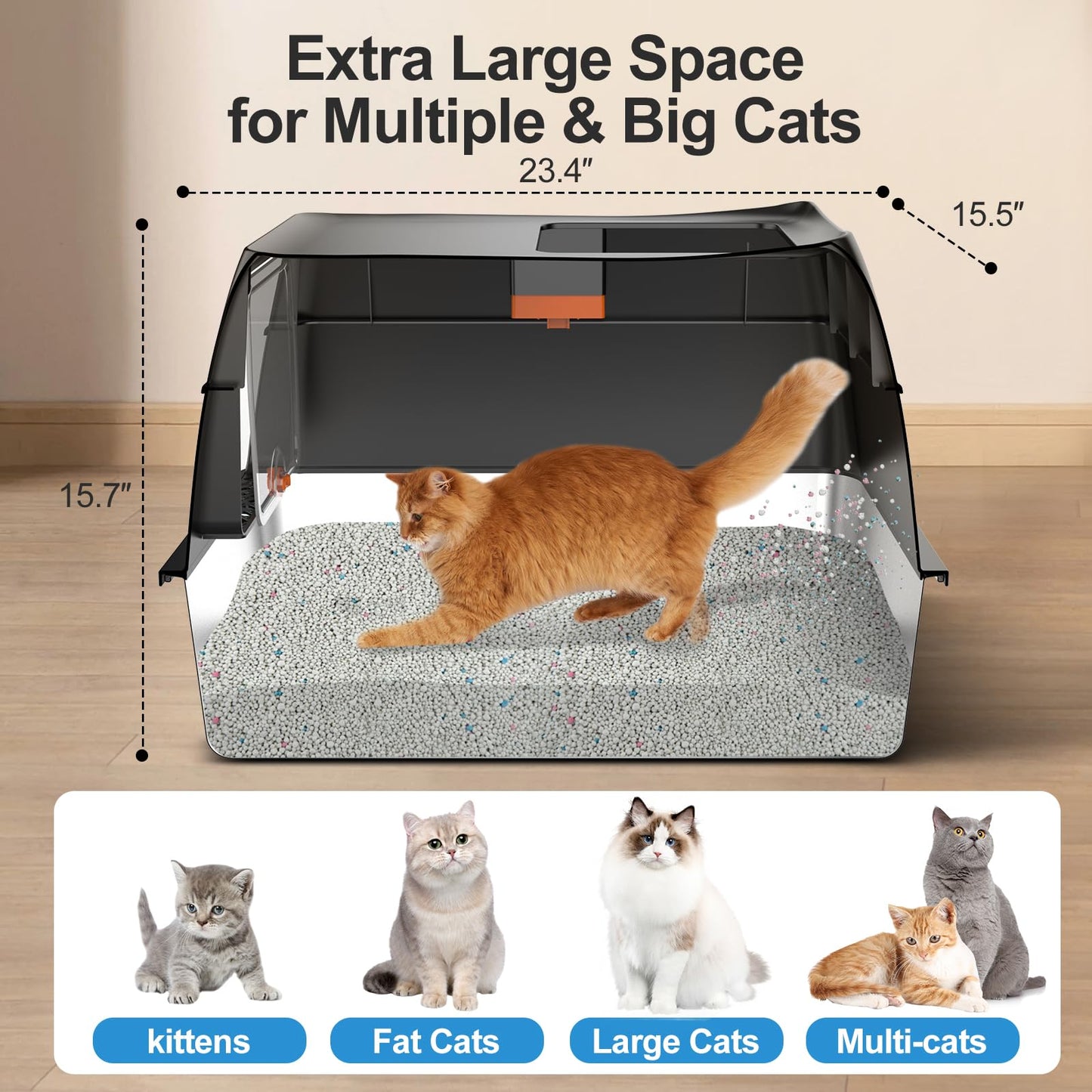 Stainless Steel Litter Box