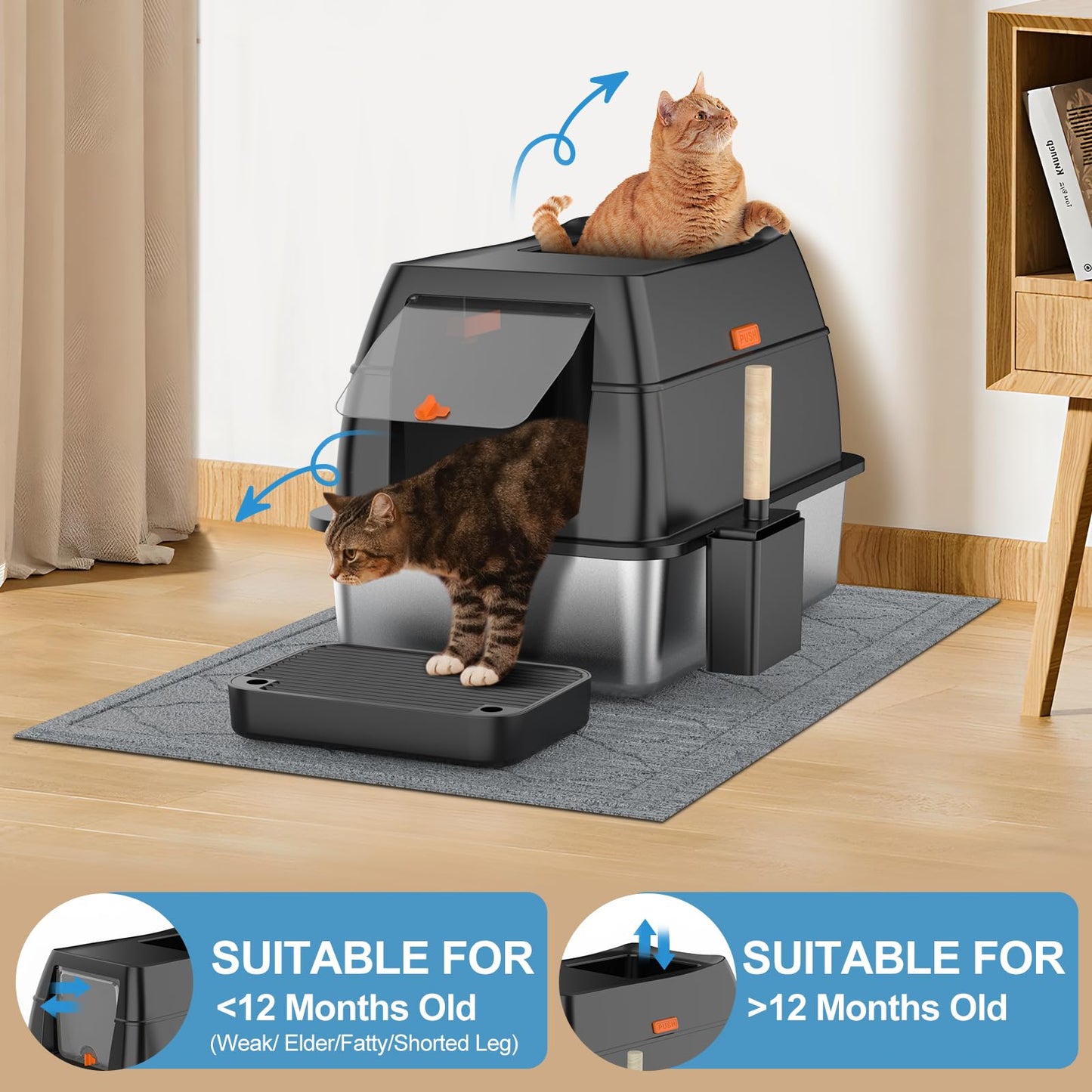 Stainless Steel Litter Box